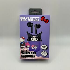 Hello Kitty and Friends Bluetooth Wireless Earbuds featuring Kuromi
